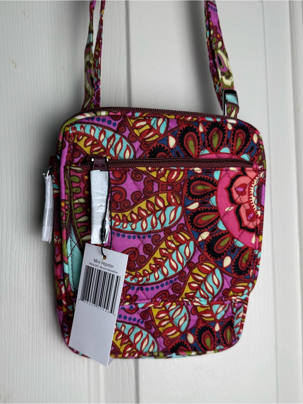NWT Vera Bradley Resort Medallion Mini Hipster Crossbody Purse Retired Pattern
